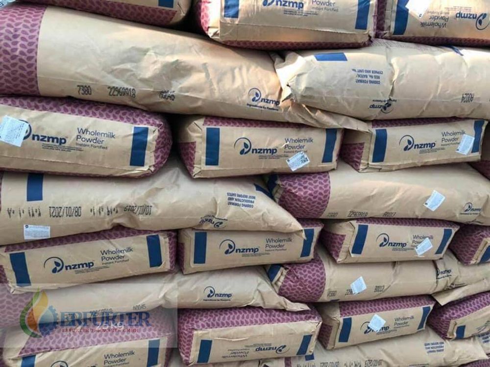 Lácteos al alza; en la foto, leche en polvo, de la neocelandeza Fonterra.