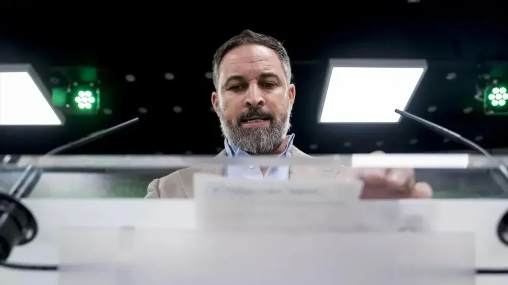 Santiago Abascal, líder de Vox.