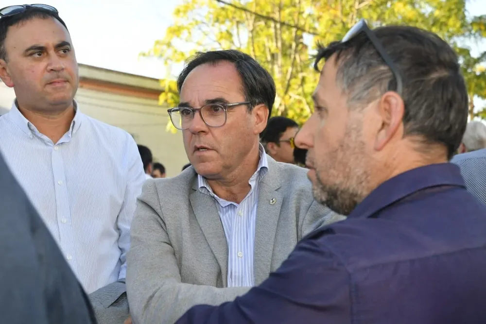 Pedro Bordaberry y Conrado Rodríguez en San Bautista