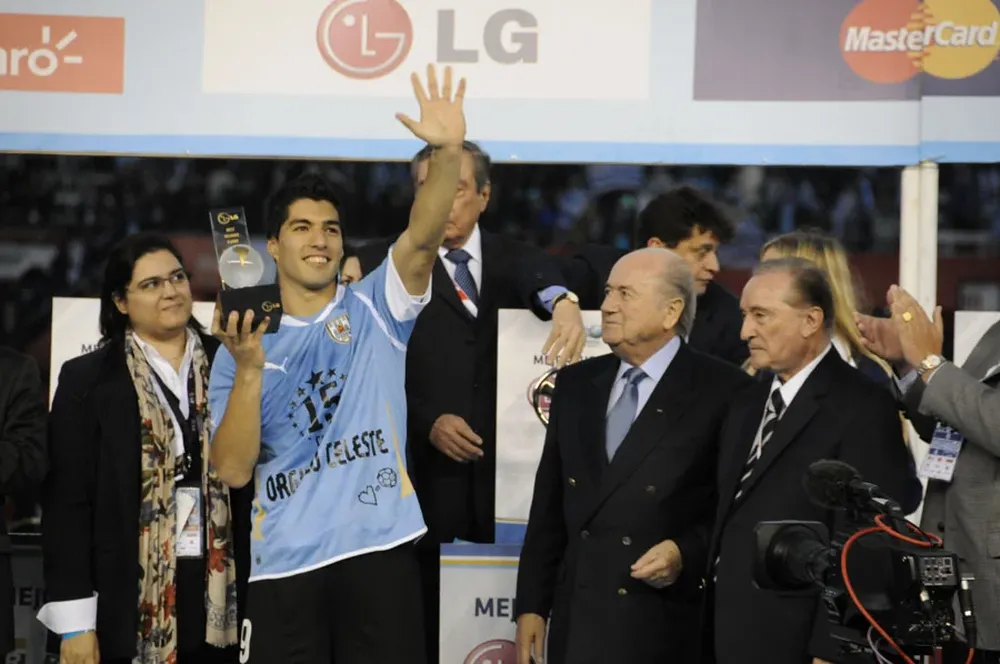 Suárez fue elegido como el mejor de la Copa