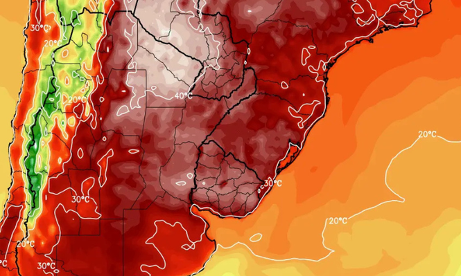 Metsul anuncia fin de semana de calor extremo que afectará a Uruguay con temperaturas cercanas a los 40°C