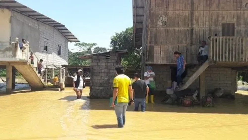 Hay 19 provincias afectadas en Ecuador, sobre todo en la zona del litoral.