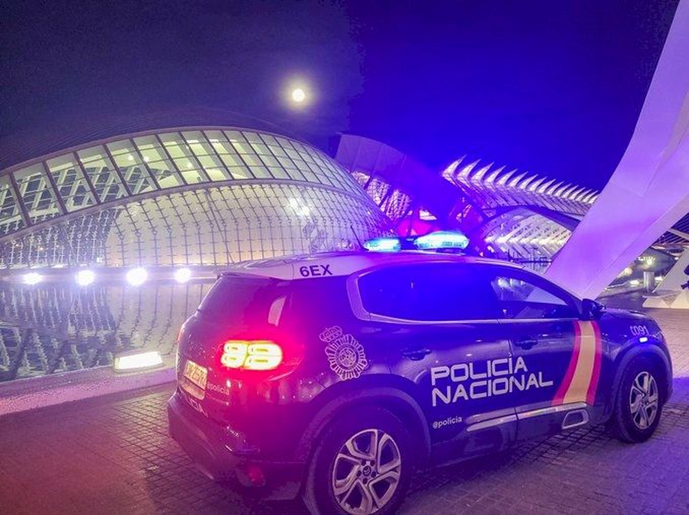 Operativo de la Policía en Valencia.