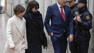 Jessica Rodríguez, expareja de José Luis Ábajos, ingresa a declarar ante el Supremo.