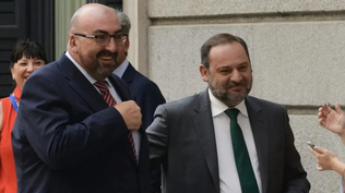 Koldo García y el exministro de Transportes, José Luis Ábalos.
