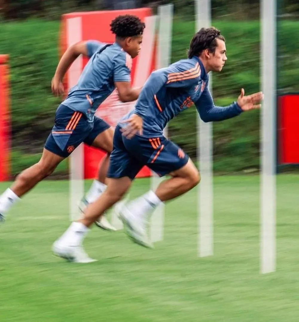 Pellistri retornó a los entrenamientos, justo antes de viajar a defender a la selección