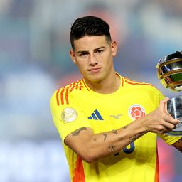 James Rodríguez recibió el premio al Mejor Jugador de la Copa América 2024