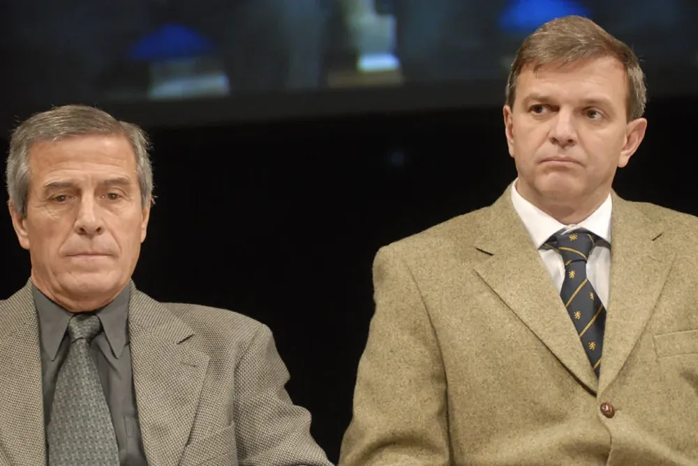 Tabárez y Bauzá después del Mundial 2010