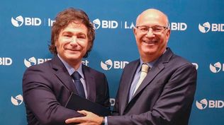 Encuentro previo de Javier Milei con Ilan Goldfajn, Presidente del Banco Interamericano de Desarrollo