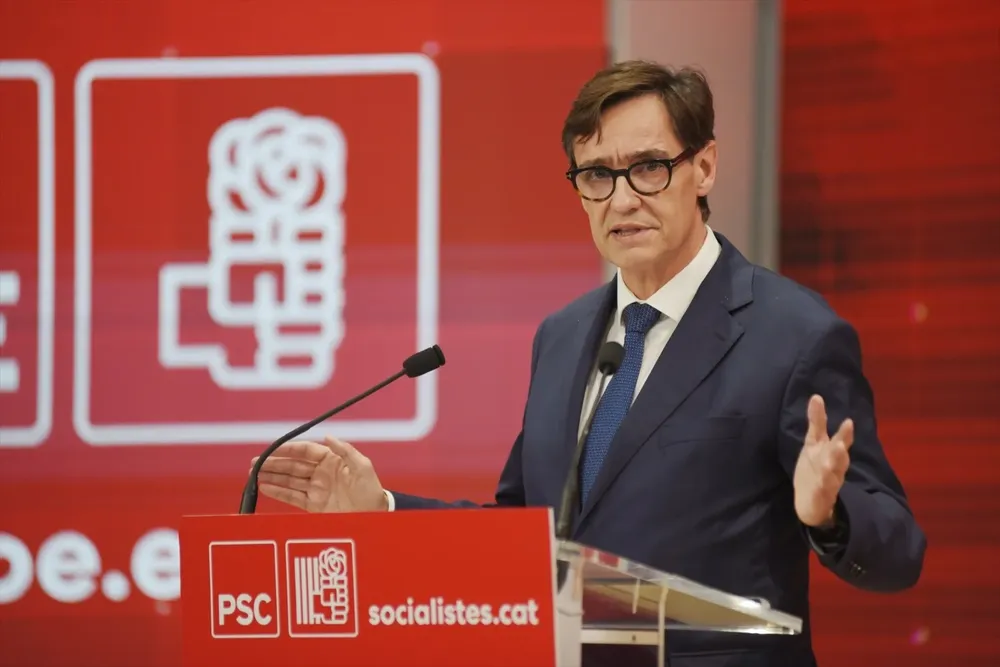 El primer secretario del PSC, Salvador Illa.
