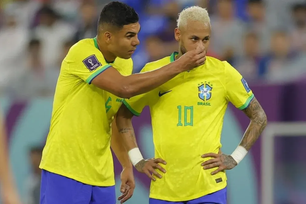 Casemiro y Neymar