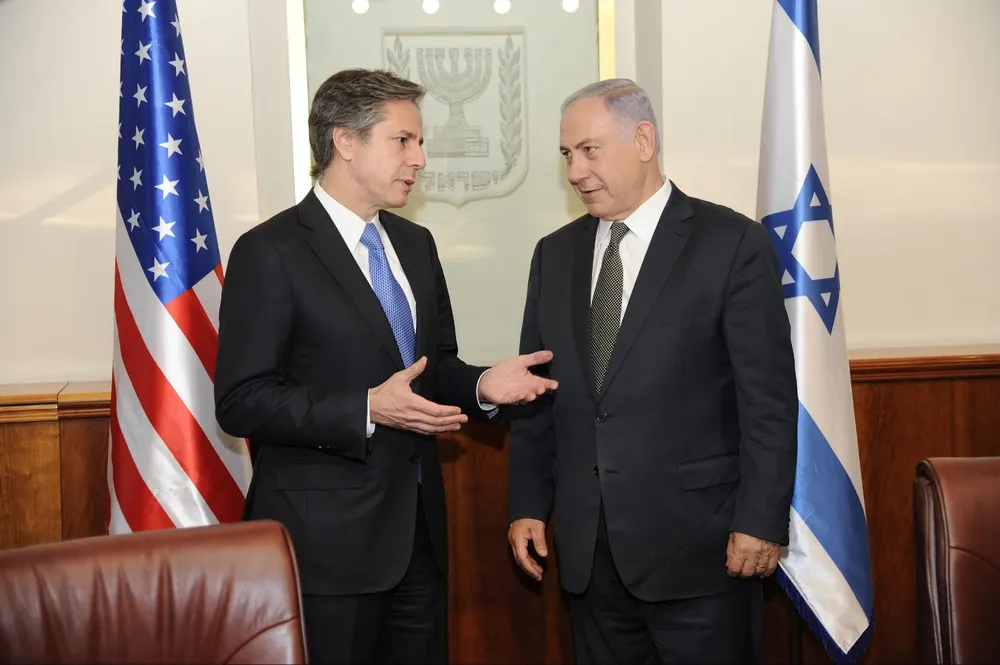 El secretario de Estado Antony Blinken llevó una propuesta de diálogo a Benjamín Netanyahu que no tuvo buena acogida.