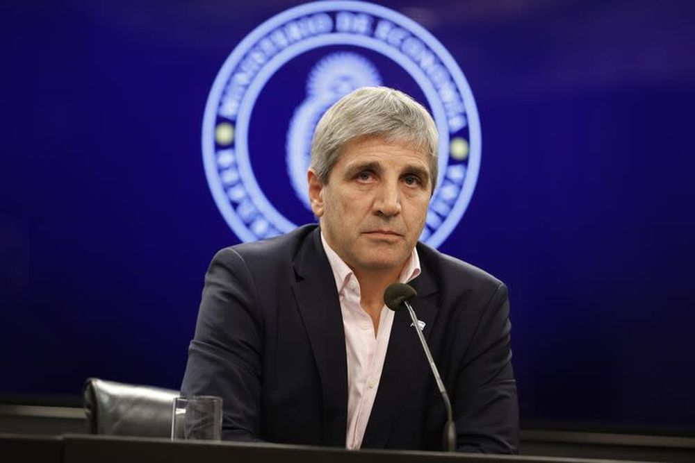 Luis Caputo, ministro de Economía de la Nación.