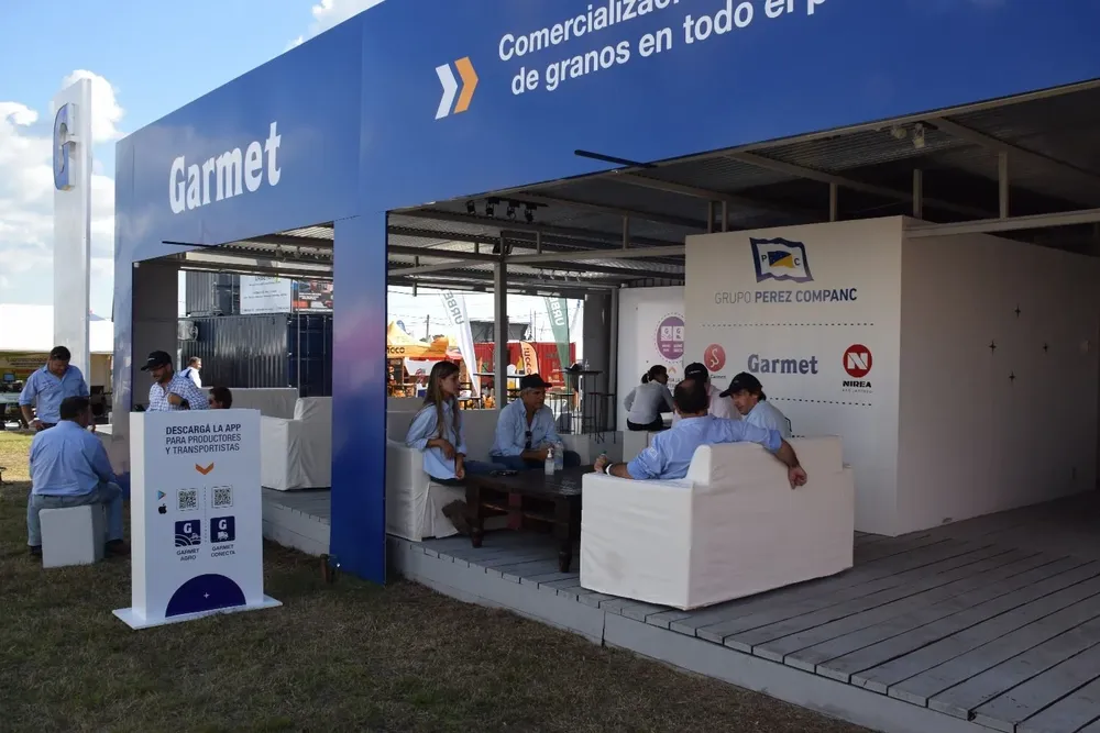 Uno de los sectores del stand.