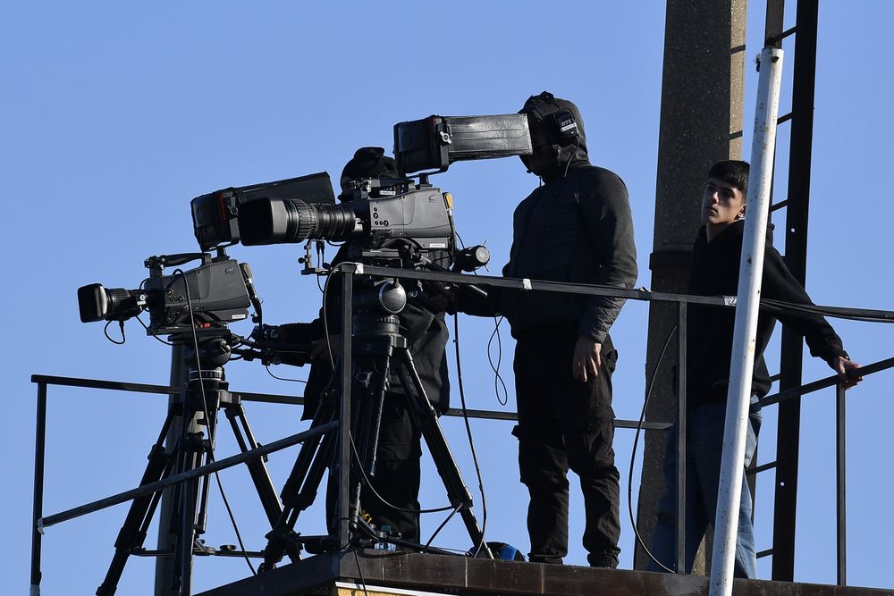 Cámaras Tendfield/ televisación del fútbol.