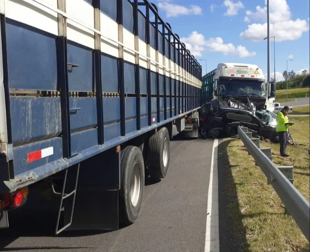 Cipriani constató el fallecimiento de dos mayores y auxilió a al joven tras accedente de ruta.