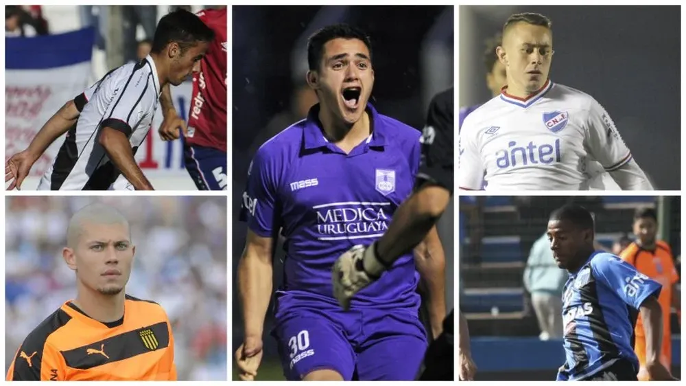 Saracchi, Gómez, Amaral, Guruceaga y De La Cruz