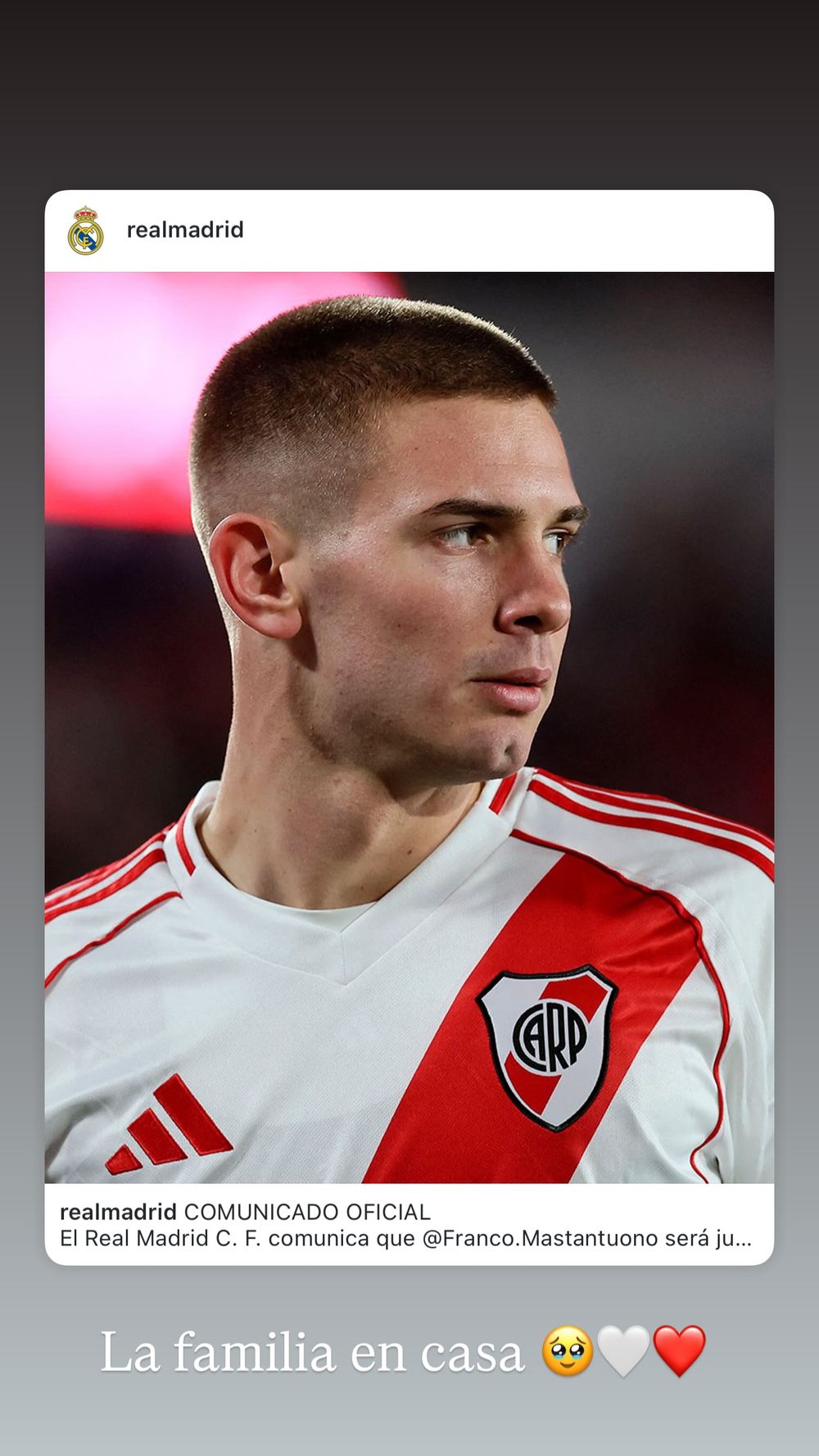 La emoción de Mina Bonino por el nuevo fichaje de Real Madrid, Franco Mastantuono La emoción de Mina Bonino por el nuevo fichaje de Real Madrid, Franco Mastantuono