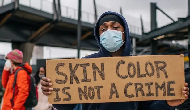 Manifestación racial en Minneapolis, Minnesota