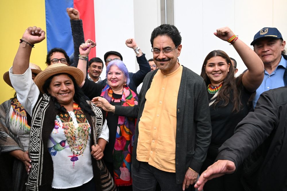 Cepeda y su candidata a vice, Aída Quilcué