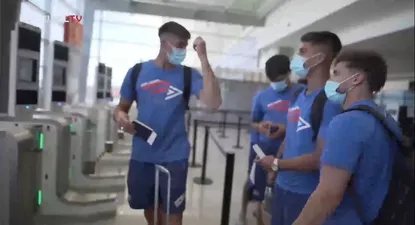 A Nacional le tiraron pirotecnia toda la noche... en el hotel equivocado