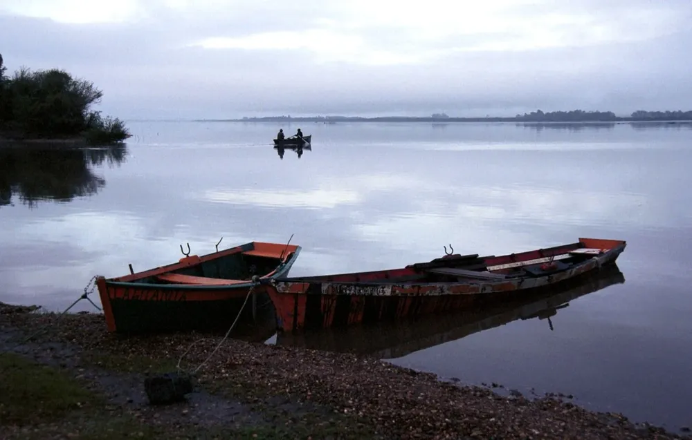 Vista del trecho que separa Bella Unión y Monte Caseros