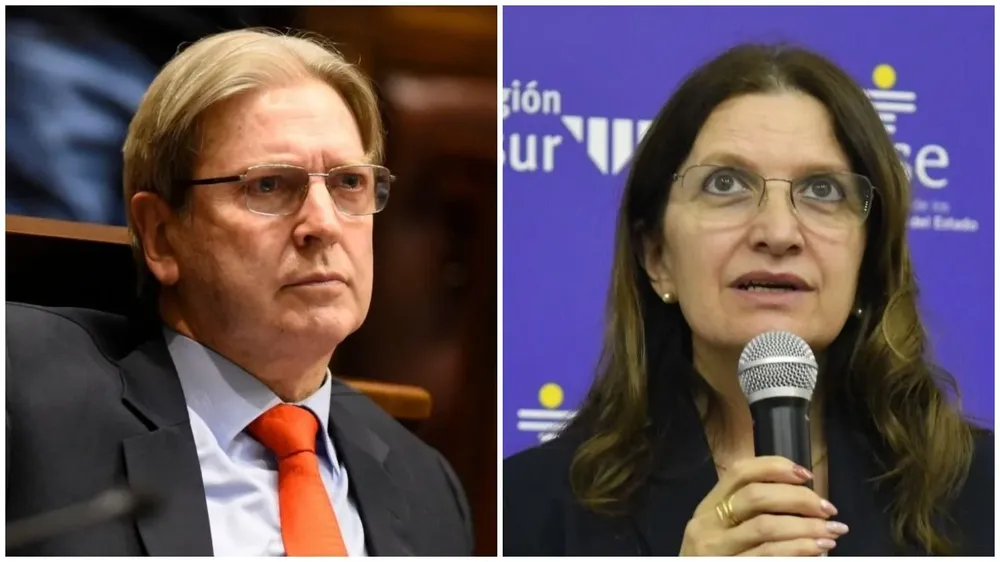 Ope Pasquet y Karina Rando