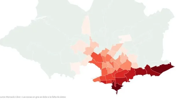 Los barrios más caros y más baratos para alquilar y comprar apartamentos