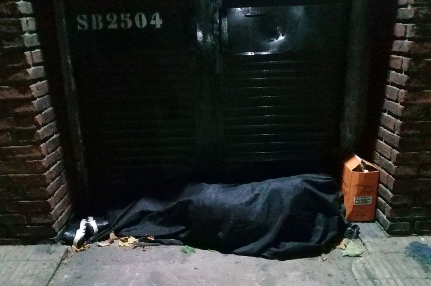 Persona en situación de calle. (Archivo)