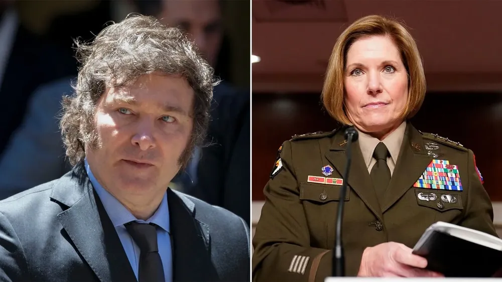 El presidente Javier Milei y la jefa del Comando Sur Laura Richardson se reunirán esta tarde en Ushuaia, la capital de la provincia de Tierra del Fuego, en el sur del país
