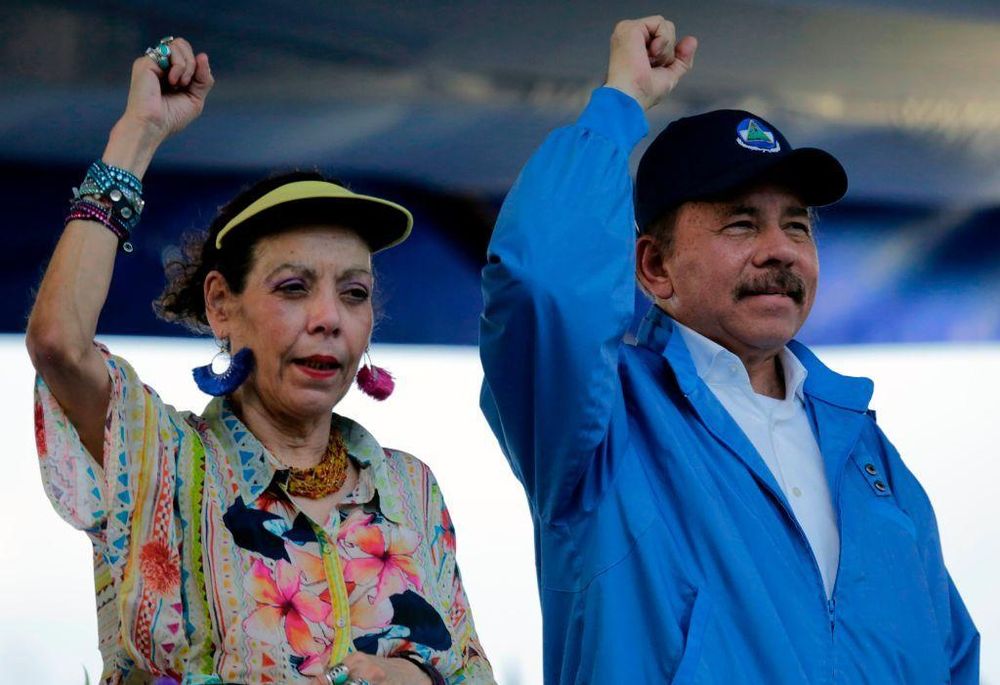 Nicaragua es el único país del mundo gobernado por dos "copresidentes": el matrimonio formado por Daniel Ortega y Rosario Murillo.