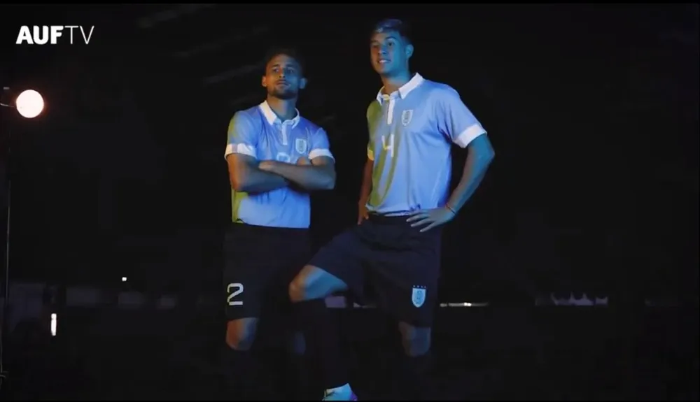 La nueva camiseta de Uruguay para el Preolímpico