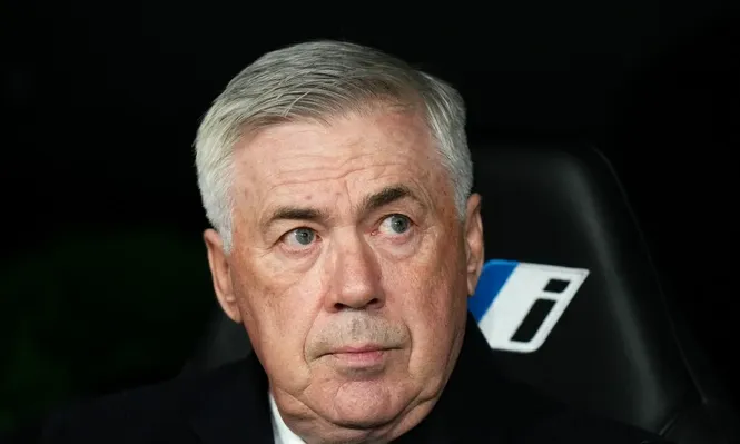 Ancelotti en rueda de prensa.