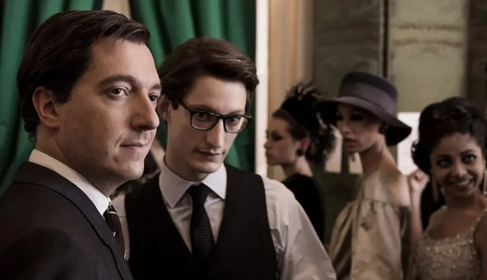 Guillaume Gallienne y Pierre Niney en el filme