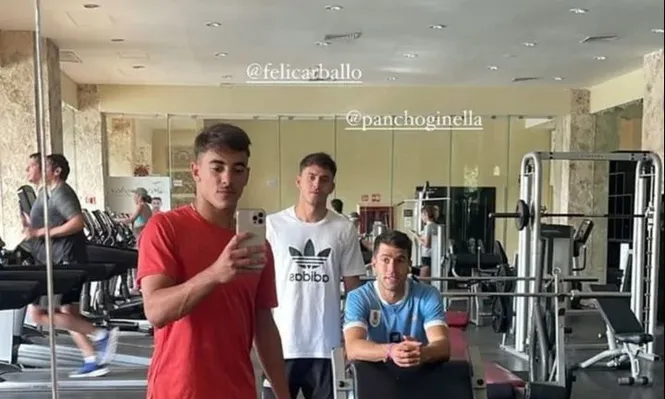 Felipe Carballo de vacaciones con Gutiérrez y Ginella