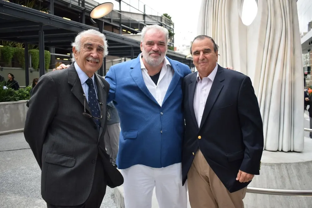 Alegre Sasson, Pablo Atchugarry y Mario Galbarino