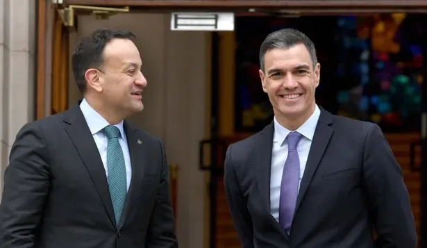 Varadkar y Sánchez, en una imagen de marzo de 2023.