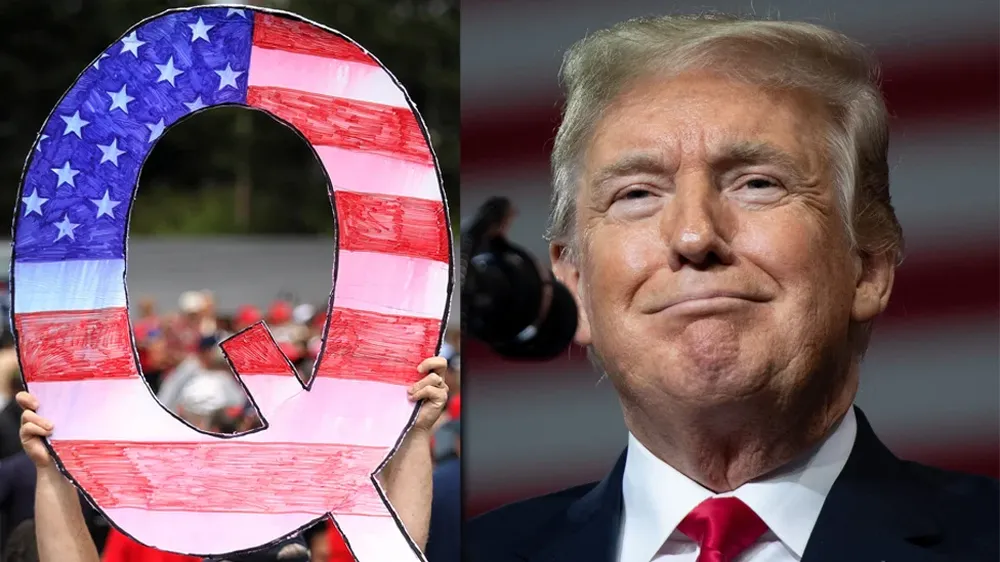 El presidente Trump nunca ha hablado de manera directa sobre QAnon, pero eso no evita que sus seguidores busquen validaciones en clave en sus palabras.