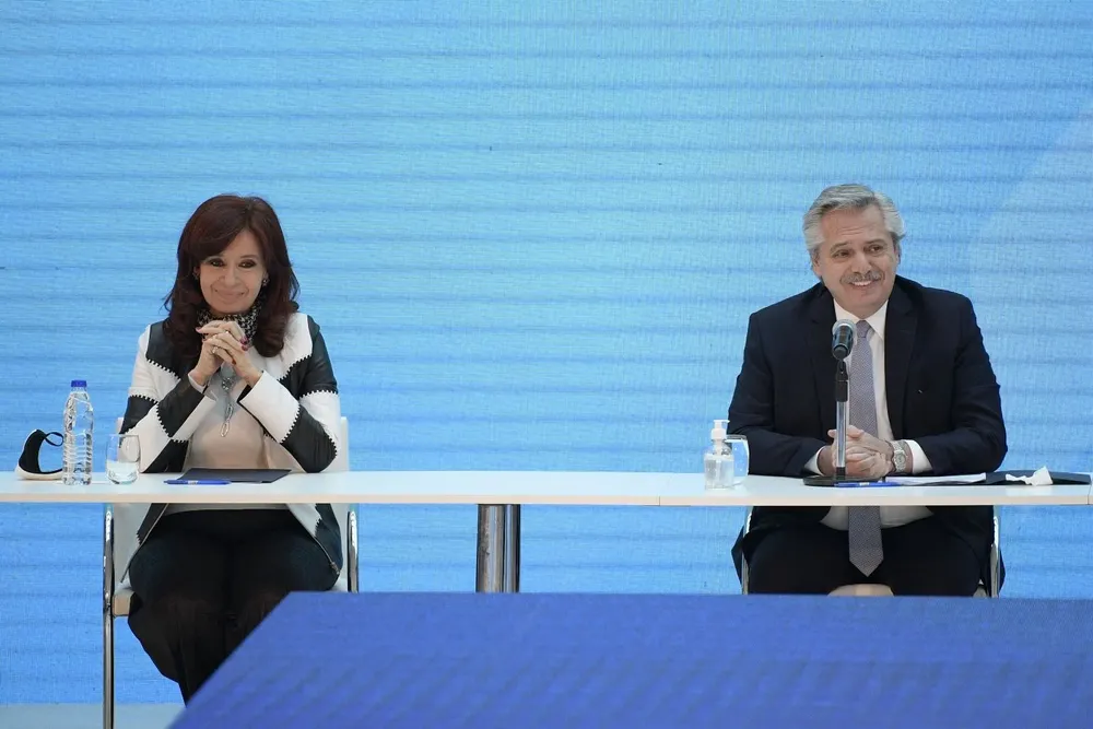 Cristina Kirchner y Alberto Fernández