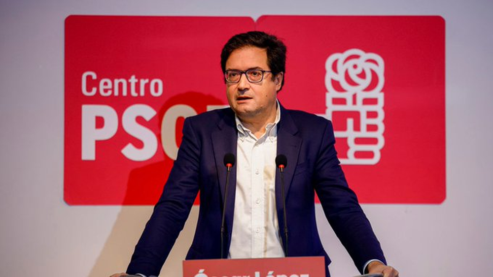El secretario general del PSOE-M y ministro para la Transformación Digital y de la Función Pública, Óscar López.