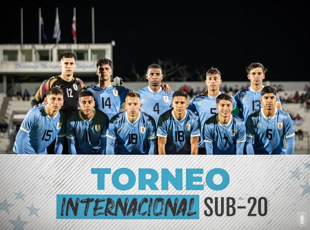 La selección sub 20 que disputa el cuadrangular amistoso en el Campus de Maldonado