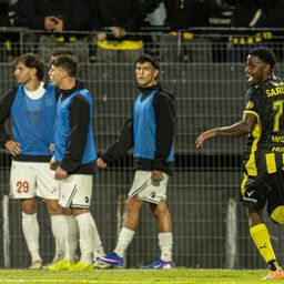 Luis Angulo celebra su gol ante Danubio
