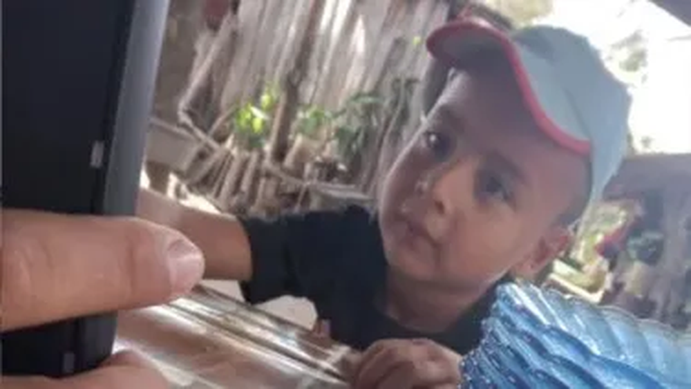 La última fotografía de Loan Danilo Peña en el almuerzo familiar del jueves 13 de junio.&nbsp;