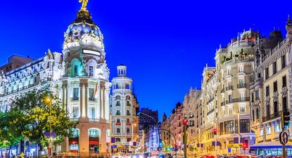 Una imagen de Gran Vía, emblemática calle de Madrid