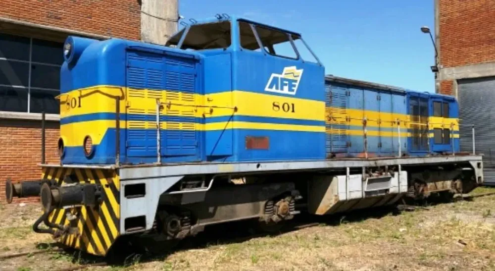 Una de las locomotoras a subastar en el remate que administra Anrtci