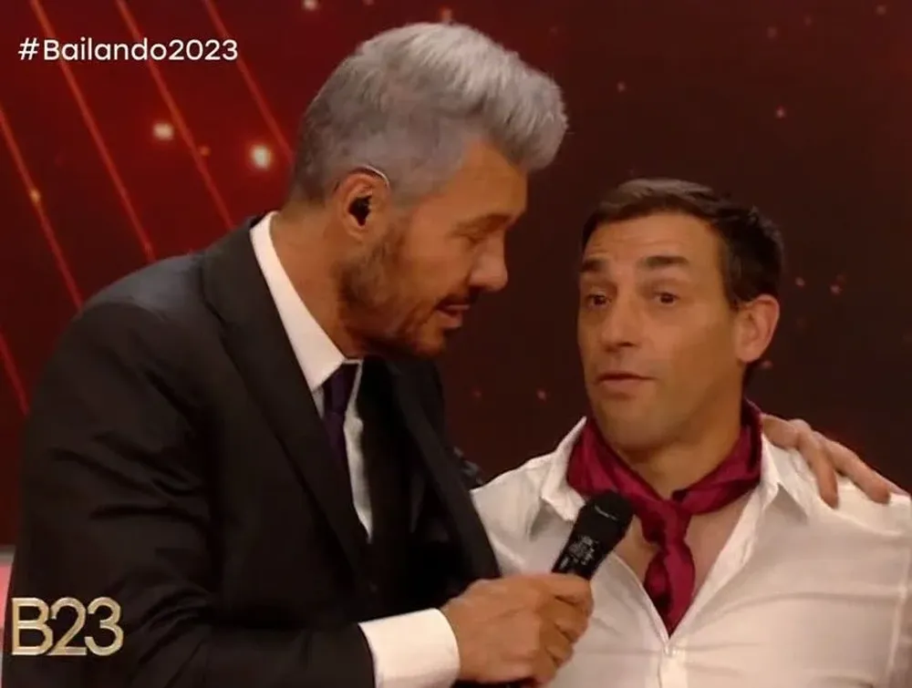 Marcelo Tinelli junto a Maxi de la Cruz en el Bailando 2023