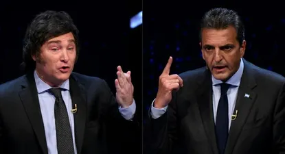 Massa y Milei cara a cara en un debate presidencial picante y con fuertes cruces ante las elecciones