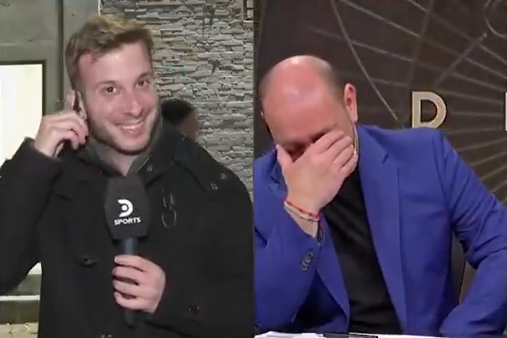 La reacción del incómodo momento en el móvil desde el Estadio Centenario