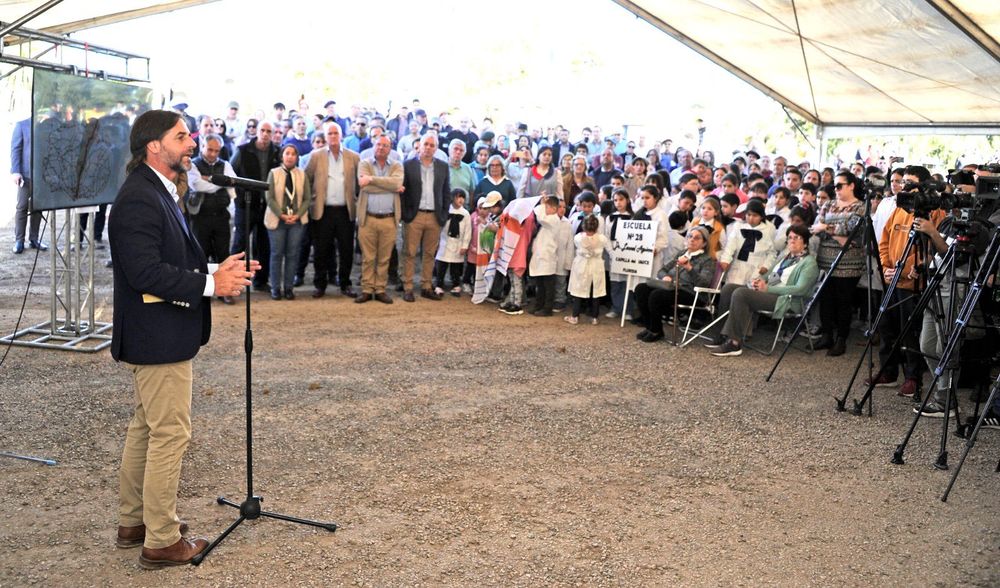 El presidente Luis Lacalle Pou en Florida. Foto: Twitter Lacalle Pou