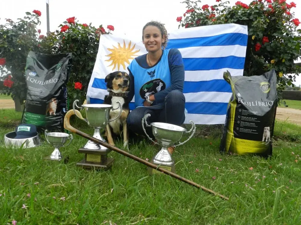 La campeona junto al gran protagonista: Jade.